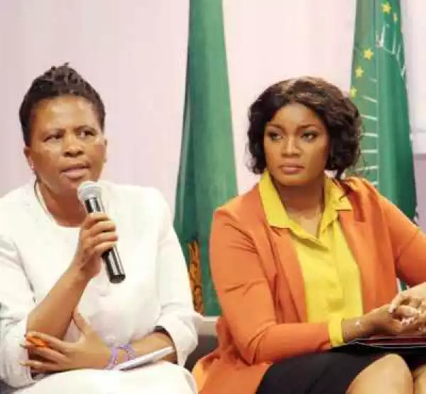 Photos: Actress Omotola Goes To Zambia For Africa